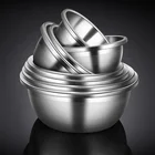 Multipurpose Deep Salad Mixing Bowl Food Grade 304 Stainless Steel Bowl