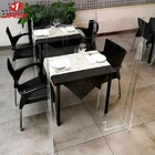 Factory custom plexi glass protection clear acrylic buffet sneeze cough guard