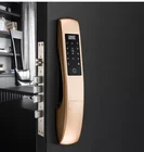 Zinc Alloy Biometric semiconductor fingerprint smart door lock