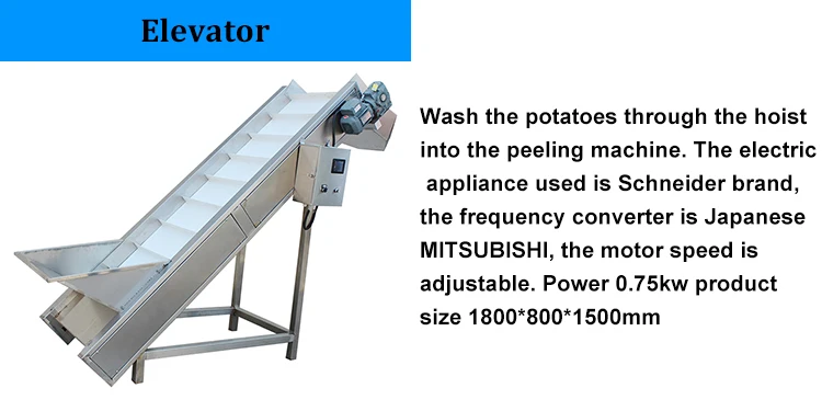 Small Fully Automatic Lays Potato Chips Making Machine Fresh Frozen Scale French Fries Machine Potato Chips Production Line details