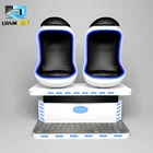 360 degree egg VR 9d motion chair 2 seats virtual simulator game with vr glasses