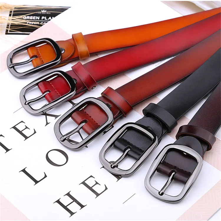 IGM Brand most popular good design fashion ladies leather belts women pu belts