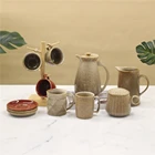 Coffee China LEXI Classical Coffee Ware New Bone China Coffee Cups And Saucers Ceramic Durable Porcelain Coffee Set