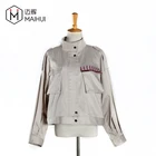 Fashion Slim Fur Coat Woman Hotsale Women Recycled Cotton Jacket Fashion Woven Tape Decoration Trench Coat