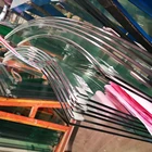 Glass Decorative Building Glass Manufacturing Decorative Tempered Clear Curved Glass For Balcony
