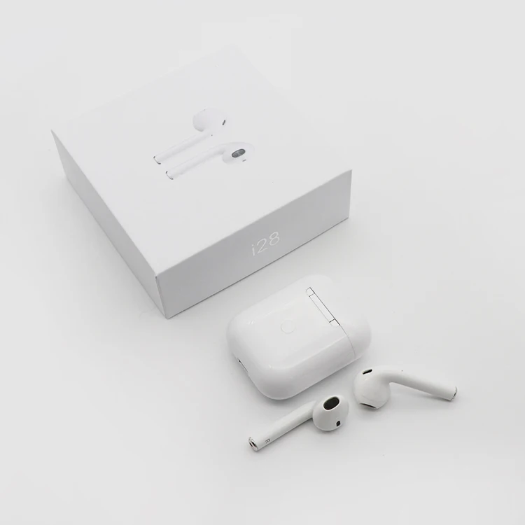 Enle Newest Products i28 TWS wireless charging smart sensor real battery display Earbuds V5.0 Stereo Mini Wireless BT Earphone - ANKUX.COM
