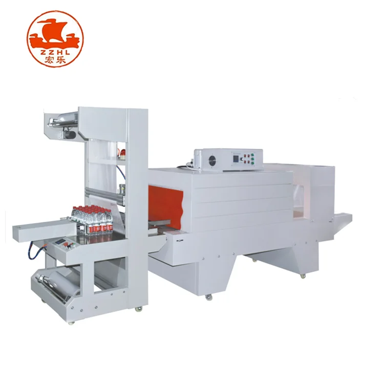 Plastic Water Bottle Packing Semi-Automatic Shrink Sleeve Labeling Machine / Pe Film Shrink Packaging Machine manufacture