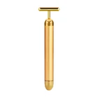 The best selling new product face vibrating massager 24K gold beauty bar
