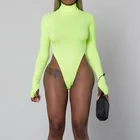 Female Shapewear Bodysuit Green Plus Size Bodysuit