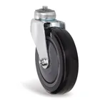 M12 thread stem solid pu tyre luggage cart shopping trolley wheel