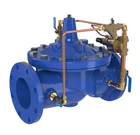 SS Pilot-operated Pressure Reducing Valve of the inline design in welded construction for large flow rates