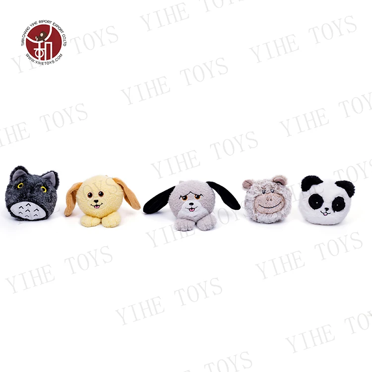 Beautifully Shaped Custom Plush Toy Rabbit Hair Animal Head Key Buckle