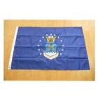 3x5 Ft 90x150cm united states of american Military US Air Force Flag Eagle Badge Blue Flag