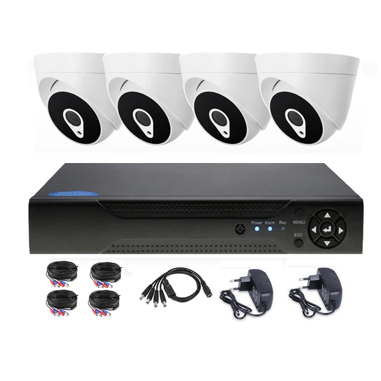 Suitable for beginners outside camera kit 4CH 2MP to 8MP optional CCTV camera set with high quality DVR