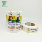 Paper Private Design Custom Die Cut Adhesive Paper Stickers With Shiny Gold Foil Printed Brand Logo