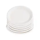 Disposable Paper Plates Paper Disposable Plate White Disposable Biodegradable Sugarcane Pulp Paper Plates