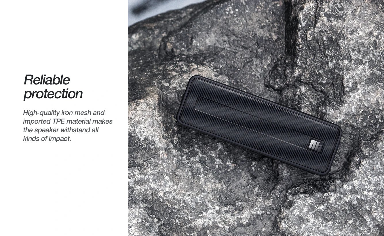 Nillkin Traveler W1 TWS wireless Speaker with IPX7 water-resistance - ANKUX.COM