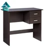 Easy-to-assemble Modern comfort Espresso Writing Computer Desk with 2 Side Drawers