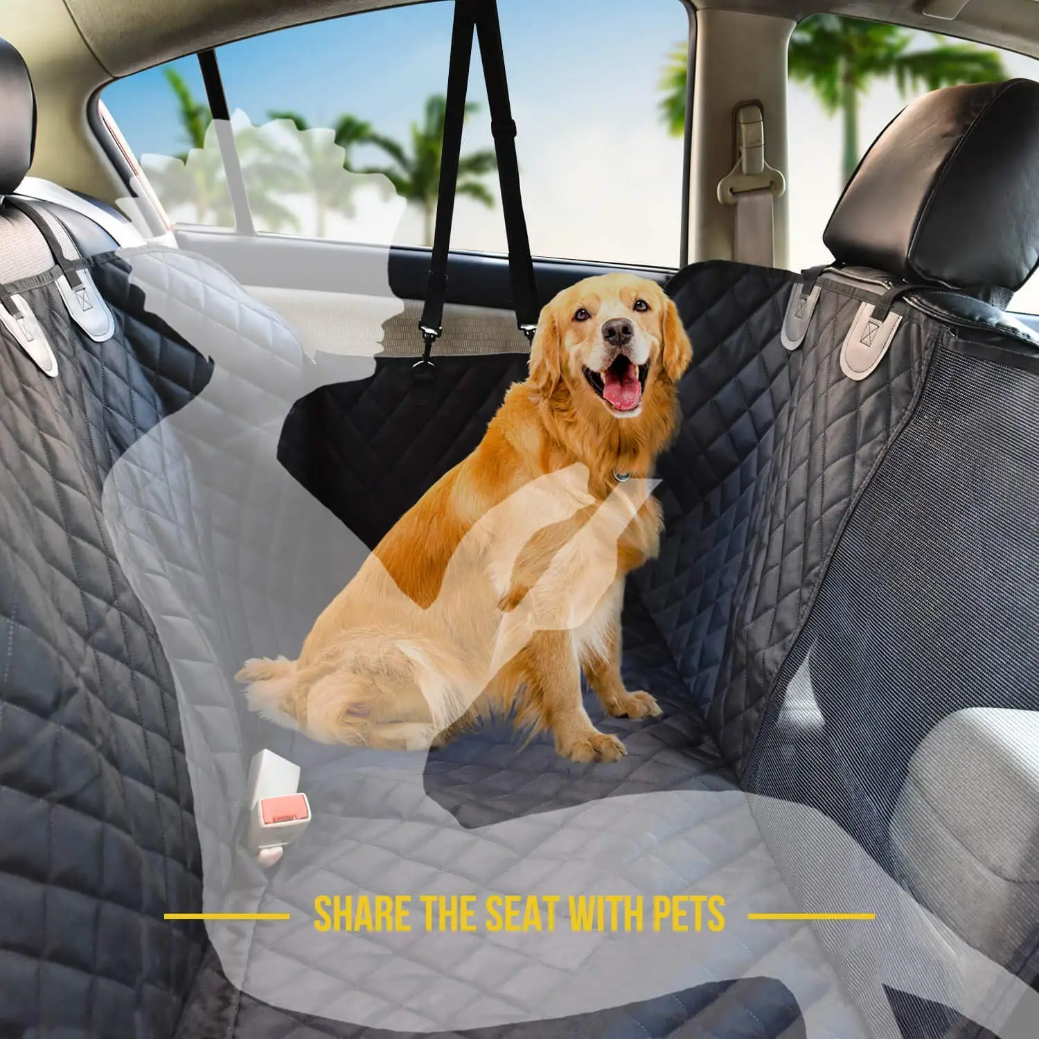 100 waterproof dog car seat covers for back se