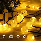 Bolylight 30 Led Solar String Lights Globe Crystal Balls Waterproof Fairy Lights Decorative for Christmas Tree /Garden
