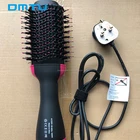 DMTU One Step Hair Dryer Blower Volumizer Styler Multifunctional Hot Comb High Power Salon Hot Air Paddle Styling Brush