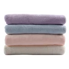 high quality microfiber fabric coral fleece bath towel face hand towel
