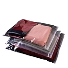 Custom Print Clear Slider Zip Lock Plastic Zipper Bag