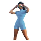 2019 Hot Sale Tight Stretch Fitness Yoga Wear Quick Dry Women Sweat Jumpsuit