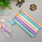 2019 new products 6 colors hot sale marker pen macaron highlighter