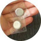disc buttons magnets with pvc fixed invisible and magnet with plastic cover