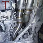 2.25" 2.5" 3" Factory hot sale Professionally Car Titanium Exhaust Pipe for Auto Parts with High Quality