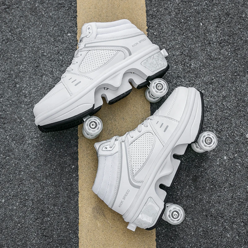 kick roller skate shoes