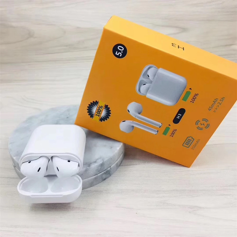 2019 trending amazon H3 tws BT 5.0 Tws Headset With Touch Control Wireless Charging Headphones Wireless Bluetooth earphone - ANKUX.COM