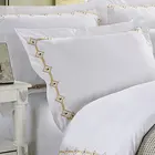 Cotton Bedding Cotton Sheet Sets KAERFU White 100% Cotton 5 Star Hotel Luxury Bed Sheet Bedding Set