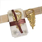 Hot selling alloy feather beer opener keychain bottle opener for wedding promotion gift