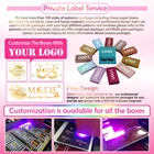 Eyelashes Wholesale Vegan Full Strip Really 3d Mink Lashes With Custom Box False 3d 100% Mink Eyelashes Vendor