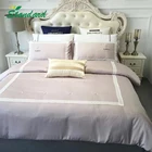 80S 120S 100% combed cotton 600 high thread count multi weft weaving mercerized satin sateen fabric for hotel bedding