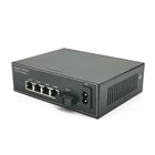 Fiber Switch Switches 100 Port Switch 10/100/1000m 5 Port Gigabit Fiber Optic Switch Poe Network Hubs And Switches