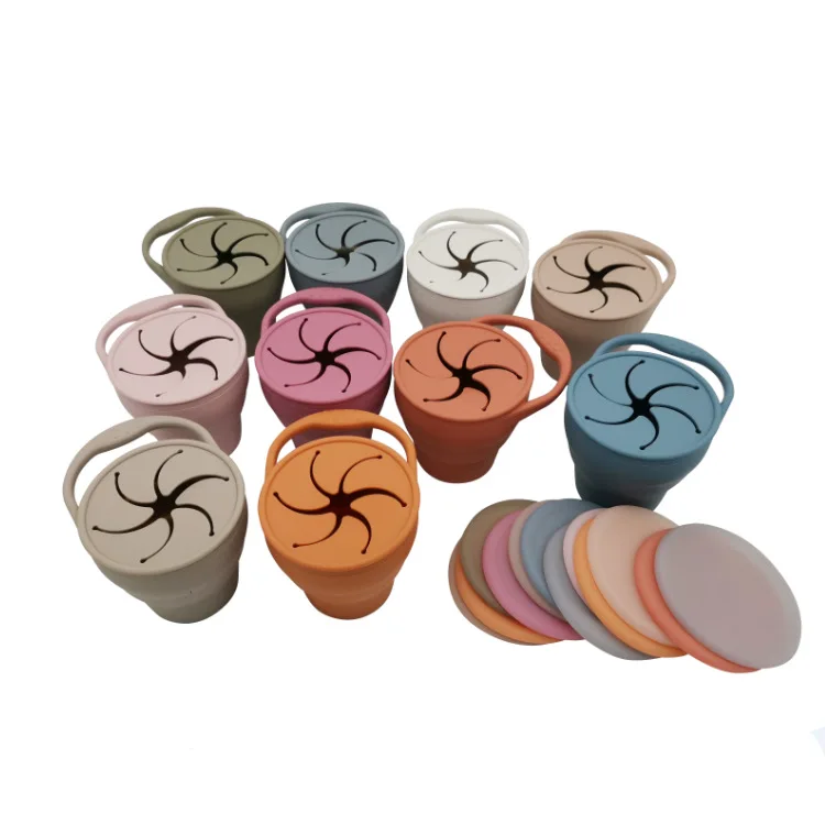 456 soft foldable silcone stackable collapsible snack cup, Pink / grey /blue / orange
456 soft foldable silcone stackable collapsible snack cup, Pink / grey /blue / orange