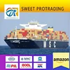 Parcel shipping from China to Australia Canada Italy door to door amazon fba freight forwarder