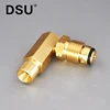 brass male elbow fitting with Propane LP Gas Cylinder Fitting Full Flow Pol Quick Connector