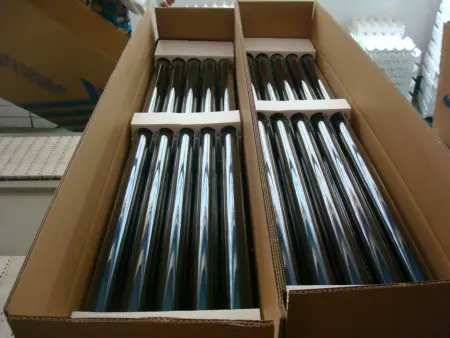 Non pressure vacuum tube solar collector for swimming pool heating solar water heater double-row project from China supplier