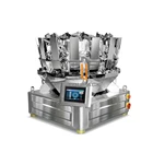 IP65 CE PLC control 10 heads multihead weigher packaging machine for frozen food,pet food,seeds,tea,chips,etc.