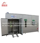 High efficiency natural gas fruit and vegetable washing and drying machine