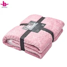 Blanket New Design Ears Of Wheat Pattern Flannel Fleece Throw Blanket Endless Jacquard Sherpa Blanket