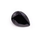Good Polished CZ Gems Black Pear Cut Cubic Zirconia for Fashion Jewelry
