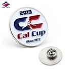 China Factory Manufacturer Button Lapel Pins Bulk Enamel 25-30mm Metal Badge Maker Hot Selling Round Shape