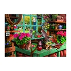 1000 piece puzzle 70x50cm Windows cat customized Printing paperboard puzzle game with random line Ready to ship
