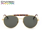 2019 fashion gold metal frame acetate round sunglasses sun glasses wholesale