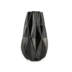 cheap geometric modern black and white geometric table ceramic porcelain flower vase set for home decor